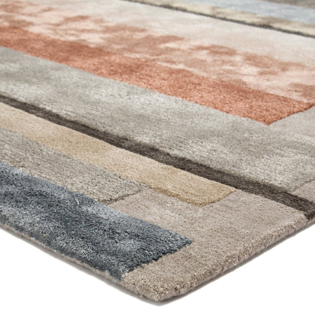 Jaipur Syntax Parallel Syn03 Gray/Pink Rugs.