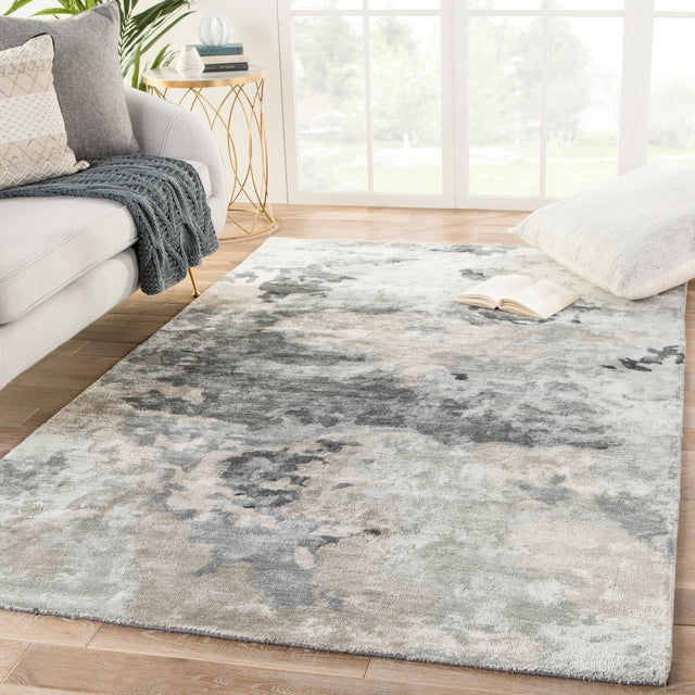 Jaipur Transcend Glacier Trd04 Gray/Dark Blue Rugs.