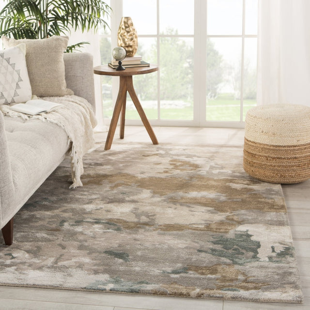 Jaipur Transcend Glacier Trd05 Light Gray/Taupe Rugs.