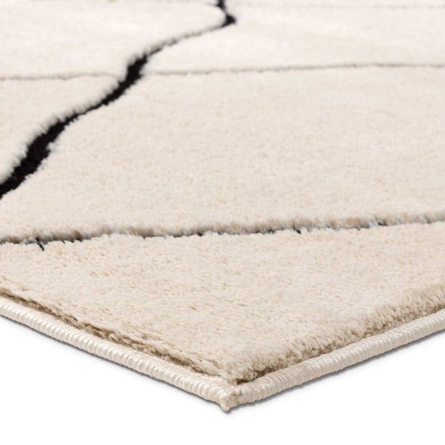 Jaipur Treble By Label J Treble Jid19 Ivory/Black Rug.