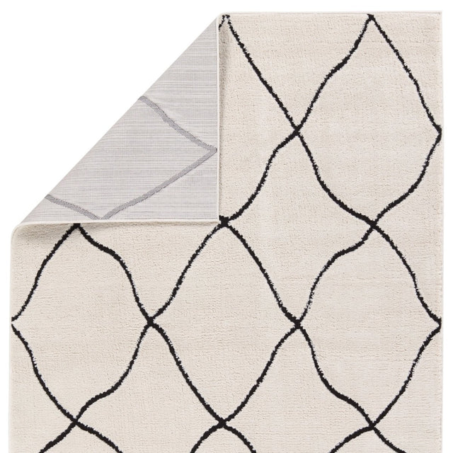 Jaipur Treble By Label J Treble Jid19 Ivory/Black Rug.
