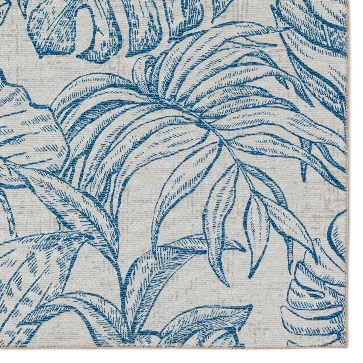 Jaipur Tropic By Label J Tropic Ibs03 Navy/Taupe Rug.