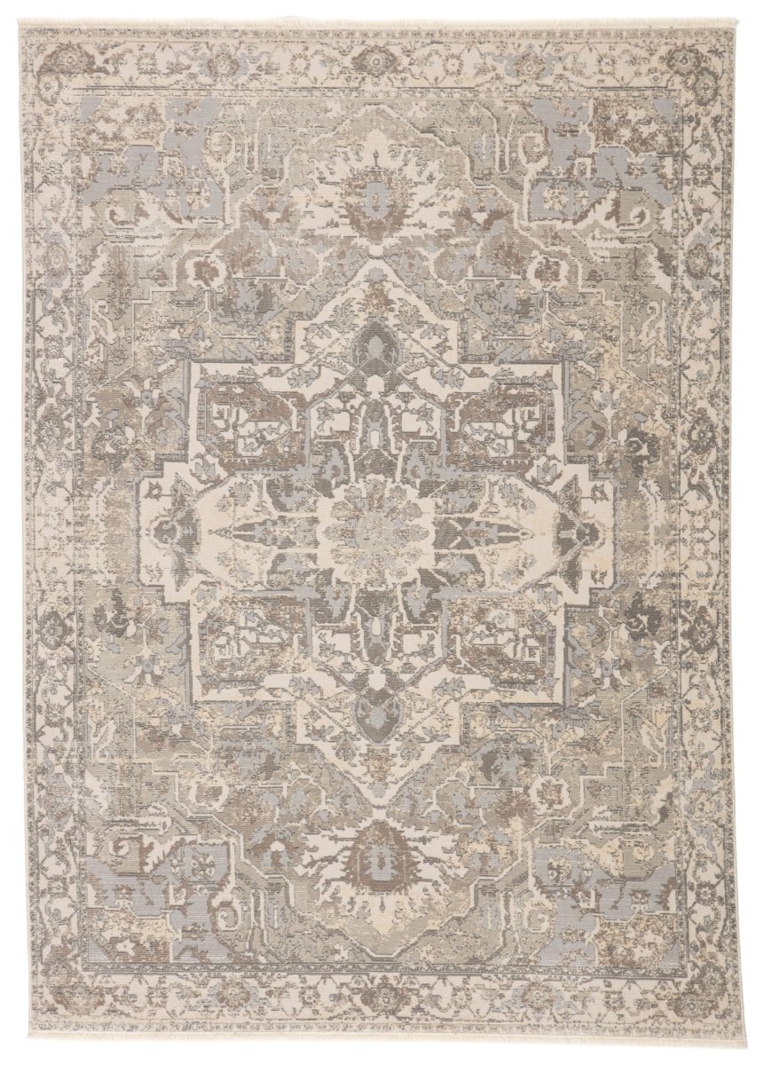 Jaipur Vienne Alain Vne01 Gray/Cream Rugs.