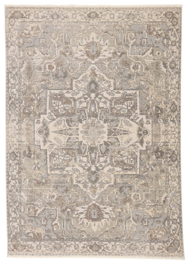 Jaipur Vienne Alain Vne01 Gray/Cream Rugs.