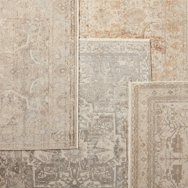 Jaipur Vienne Alain Vne01 Gray/Cream Rugs.