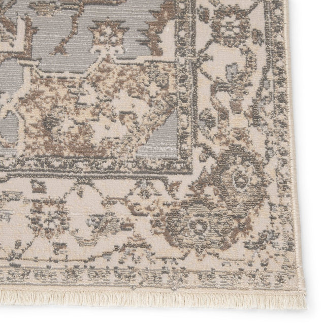 Jaipur Vienne Alain Vne01 Gray/Cream Rugs.
