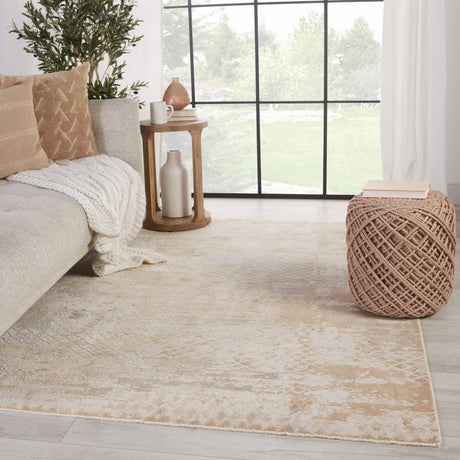 Jaipur Vienne Azami Vne15 Gold/White Rugs.