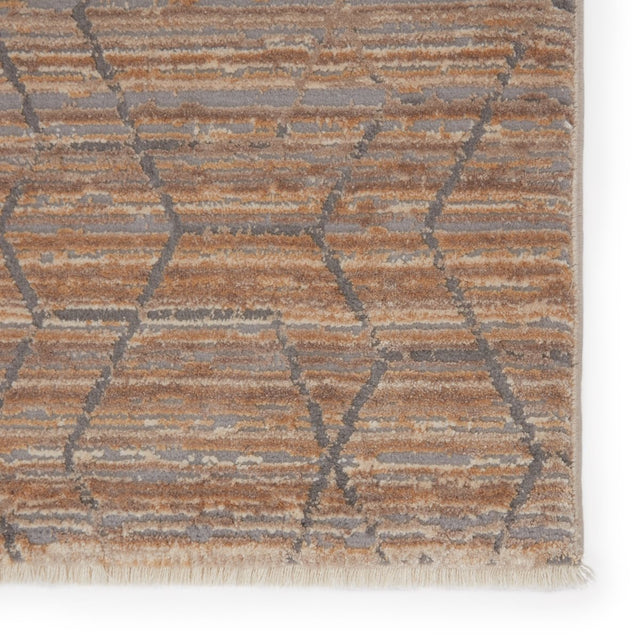 Jaipur Vienne Cavendish Vne12 Tan/Gray Rugs.