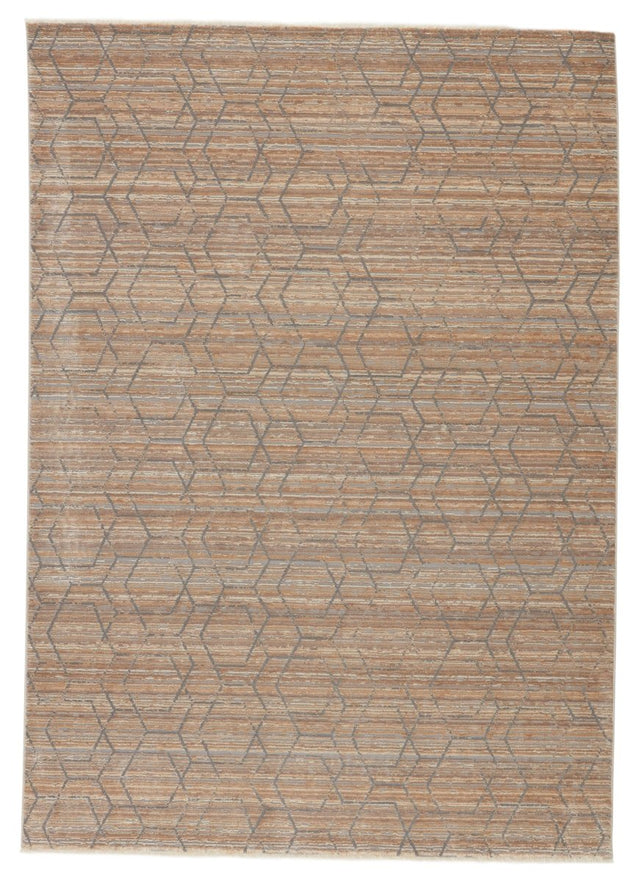 Jaipur Vienne Cavendish Vne12 Tan/Gray Rugs.