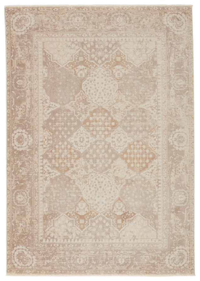 Jaipur Vienne Lourdes Vne10 Gold/Light Gray Rugs.