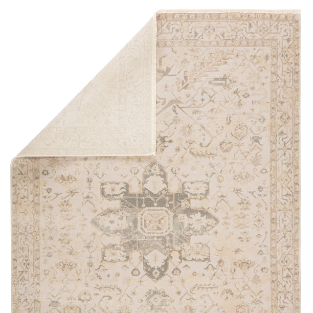 Jaipur Vienne Lucien Vne06 Cream/Light Gray Rugs.