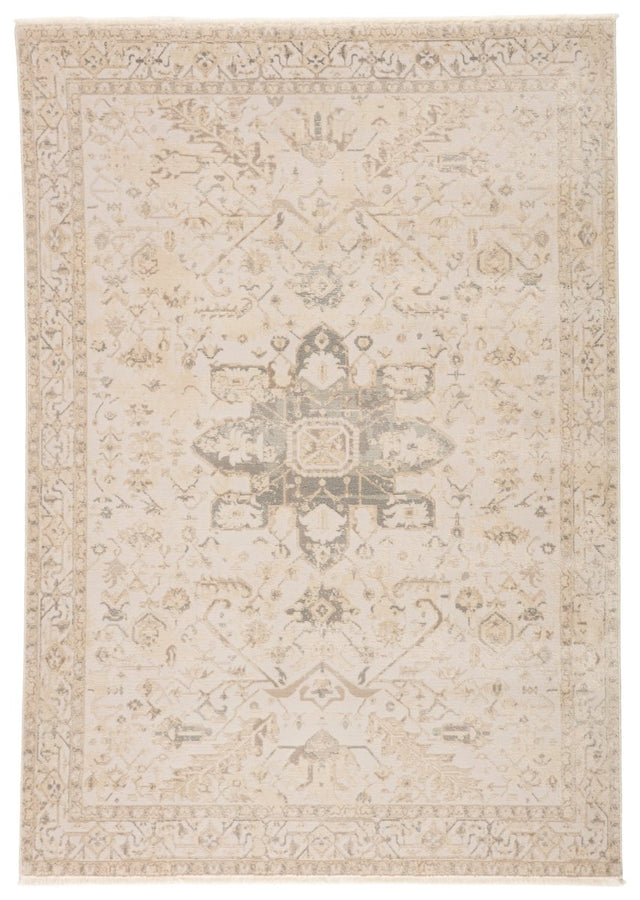 Jaipur Vienne Lucien Vne06 Cream/Light Gray Rugs.