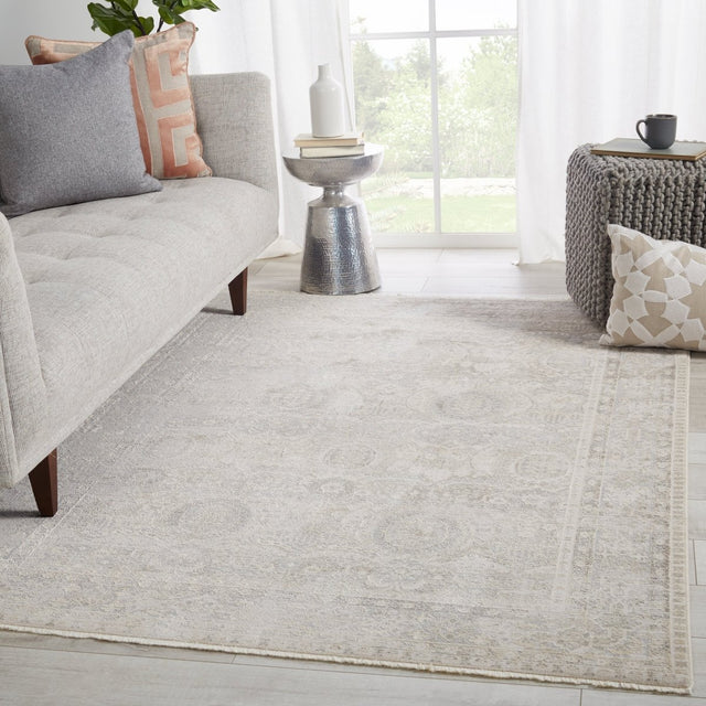Jaipur Vienne Michon Vne07 Gray/Cream Rugs.
