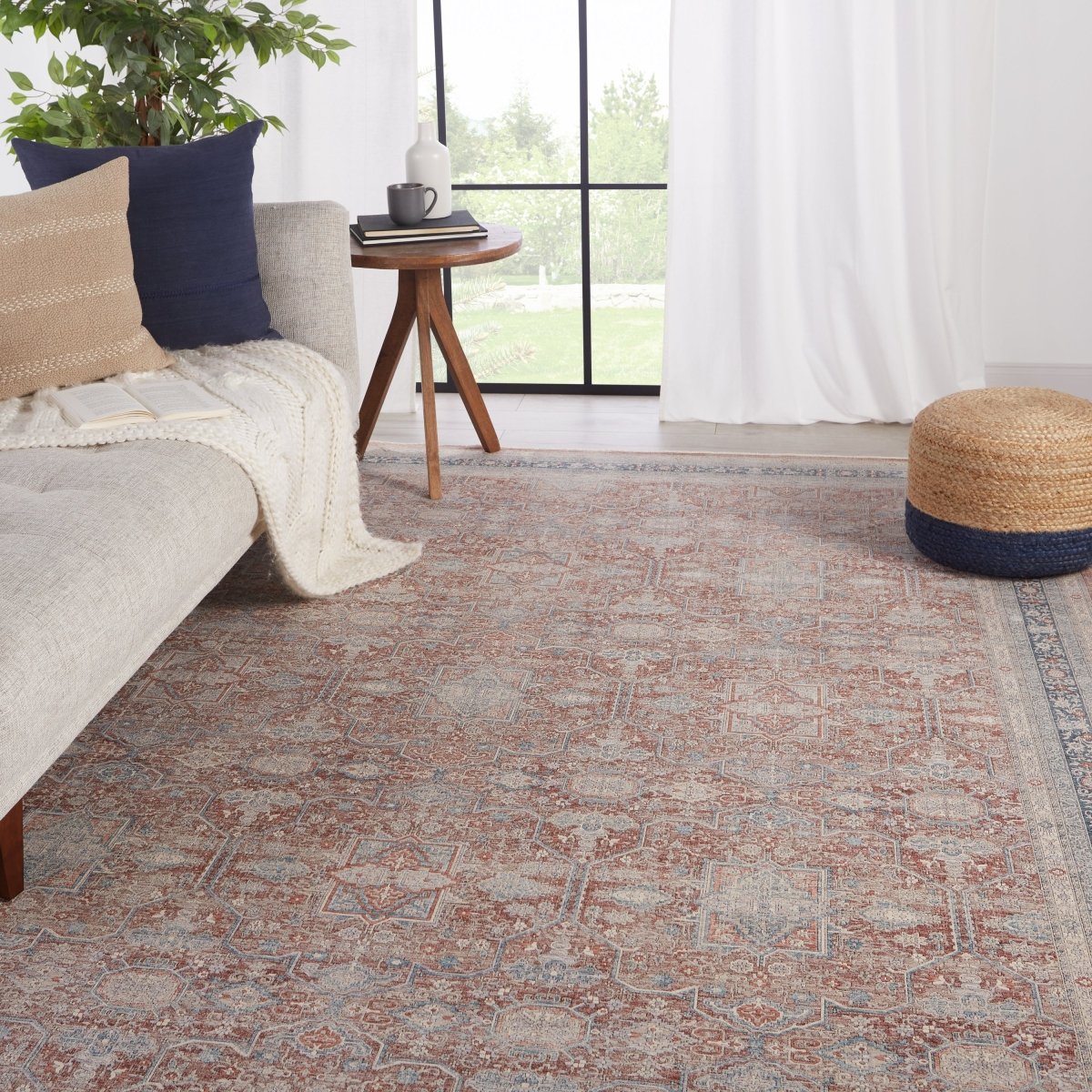 Jaipur Winsome Brinson Wno04 Red/Gray Rugs.