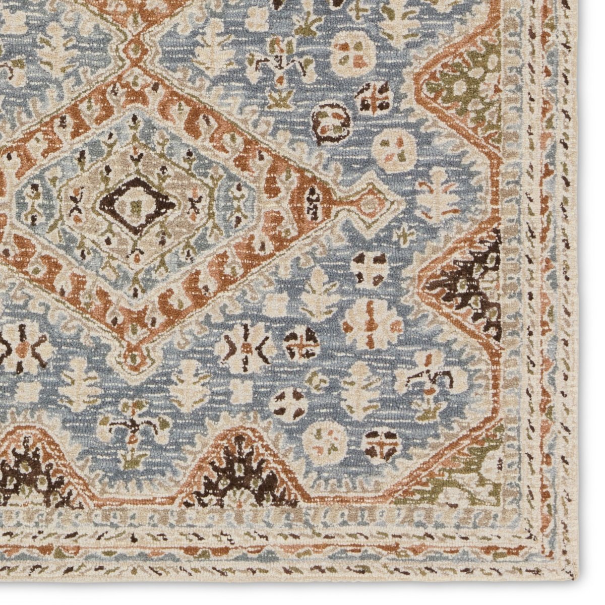 Jaipur Zascha By Label J Zascha Com17 Blue/Brown Rug.