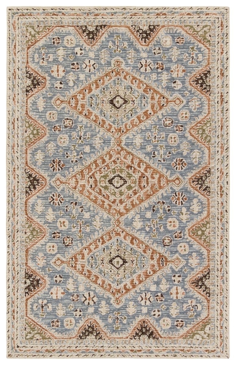 Jaipur Zascha By Label J Zascha Com17 Blue/Brown Rug.