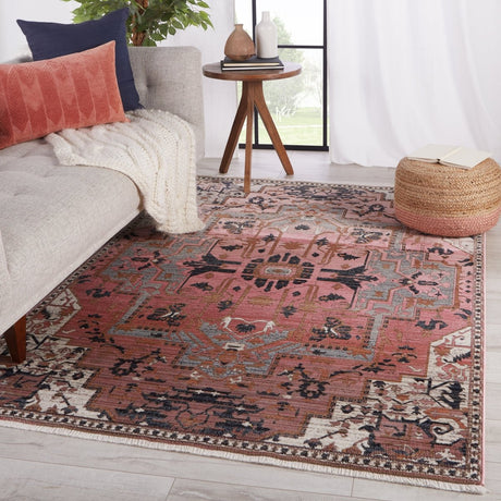 Jaipur Zefira Bellona Zfa06 Pink/Gray Rugs.