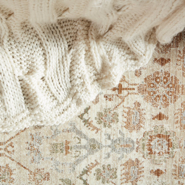 Jaipur Zefira Luana Zfa01 Beige/Rust Rugs.