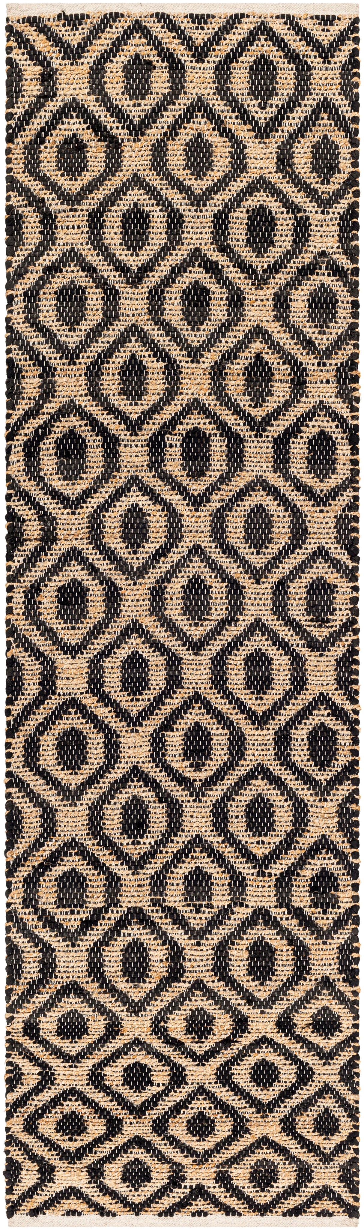 Surya Jean Jea-2306 Black, Tan Rug.