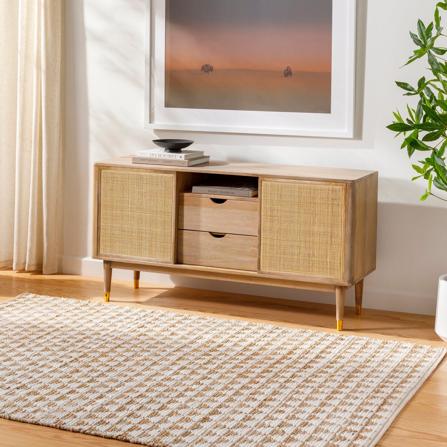 Surya Jean Jea-2309 Ivory, Beige Rug.