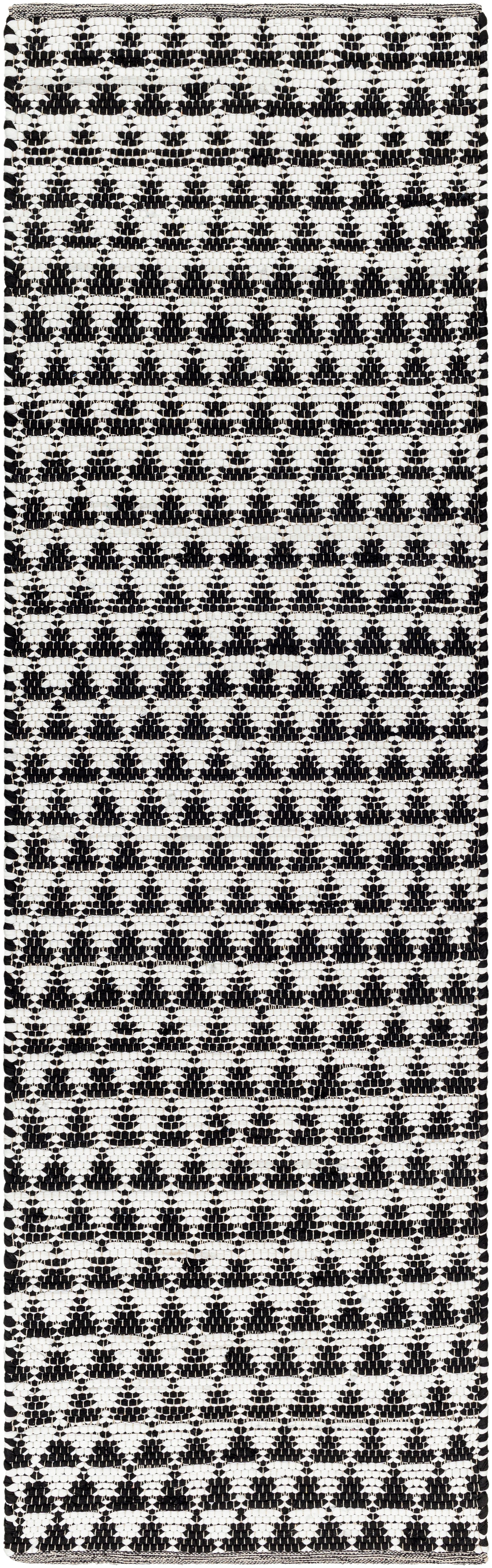 Surya Jean Jea-2311 Ivory, Black Rug.