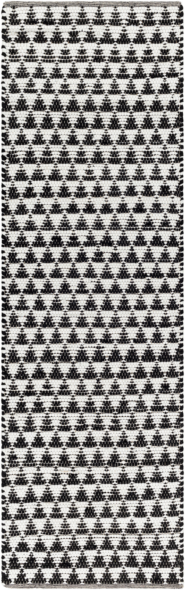 Surya Jean Jea-2311 Ivory, Black Rug.