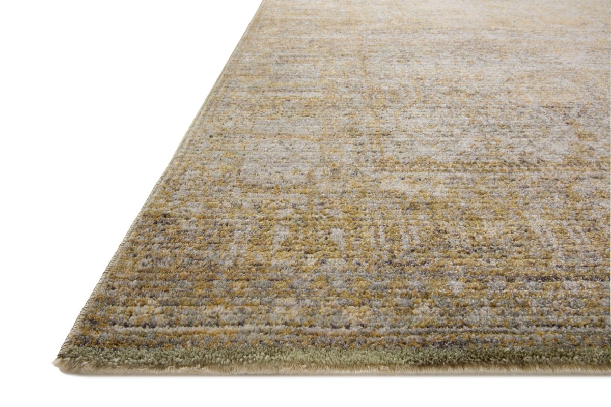 Jean Stoffer x Loloi Bradbury Bru-02 Dove/Gold Rug.