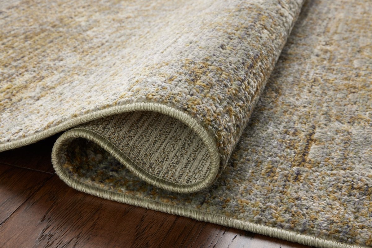 Jean Stoffer x Loloi Bradbury Bru-02 Dove/Gold Rug.