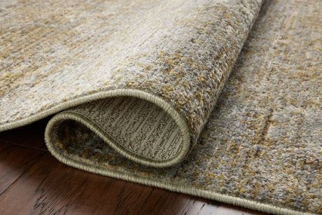Jean Stoffer x Loloi Bradbury Bru-02 Dove/Gold Rug.