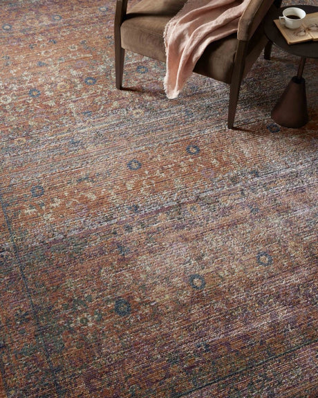 Jean Stoffer x Loloi Bradbury Bru-06 Sunset/Multi Rug.