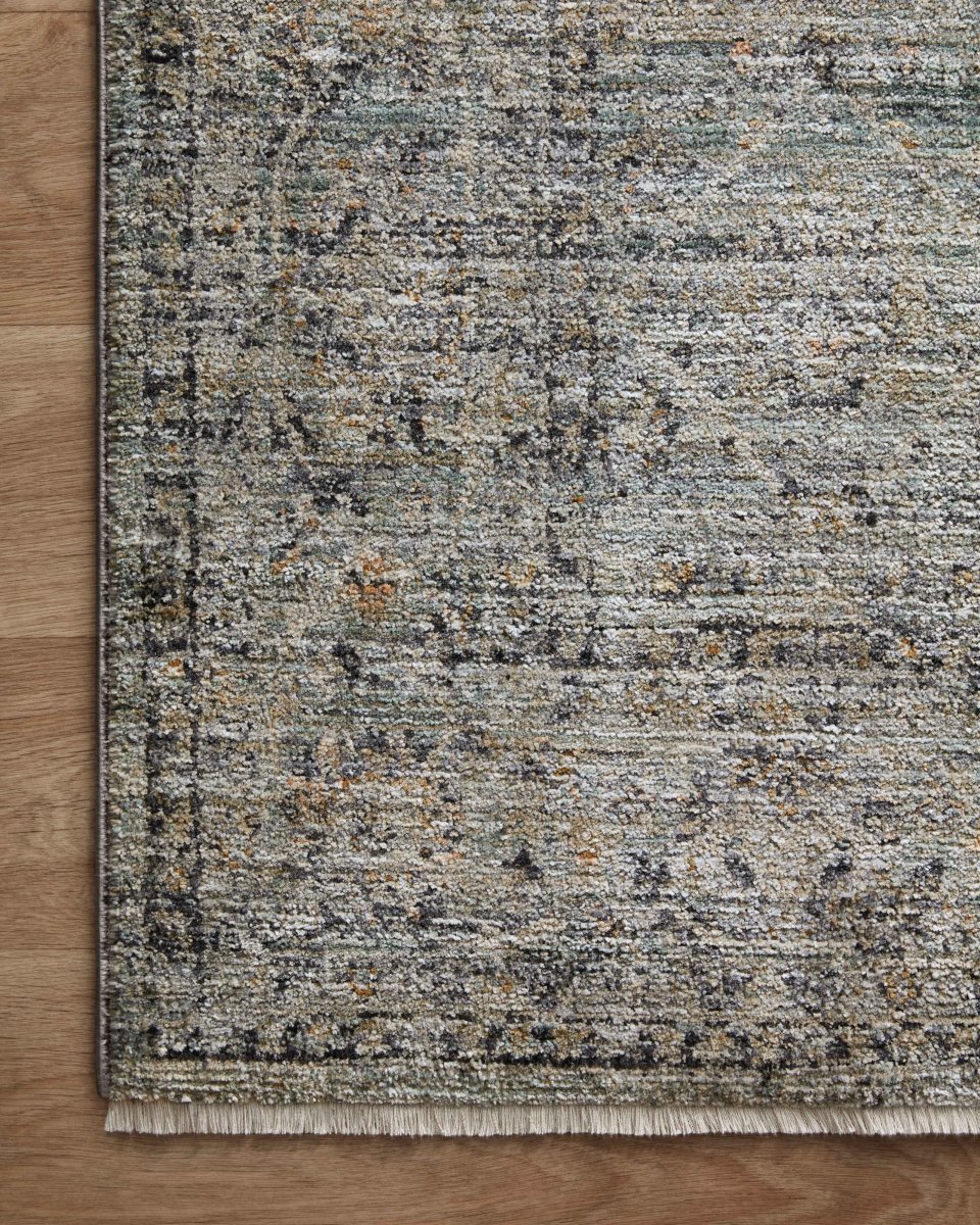 Jean Stoffer x Loloi Katherine Kes-01 Ocean/Gold Rug.