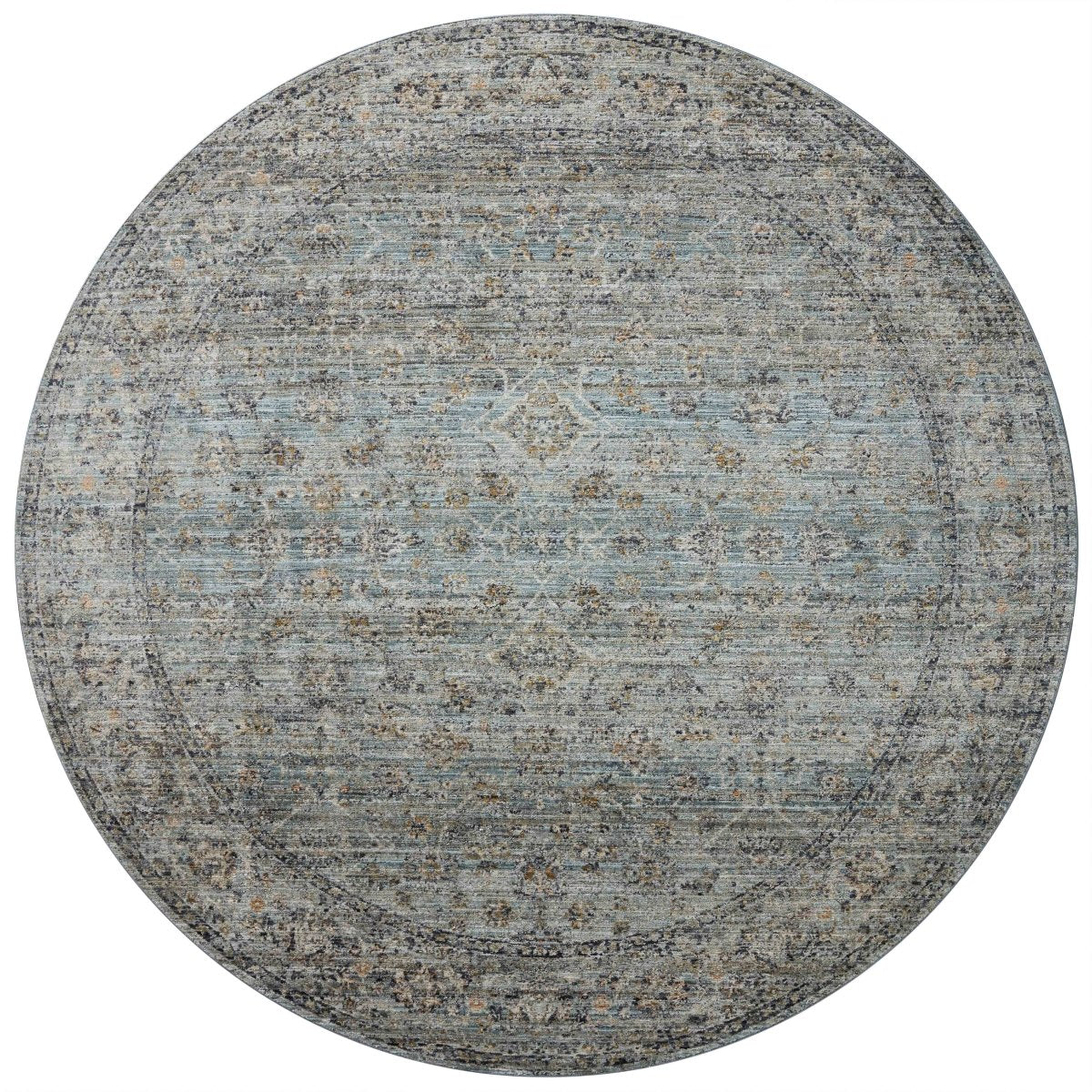 Jean Stoffer x Loloi Katherine Kes-01 Ocean/Gold Rug.