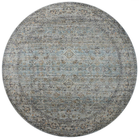 Jean Stoffer x Loloi Katherine Kes-01 Ocean/Gold Rug.