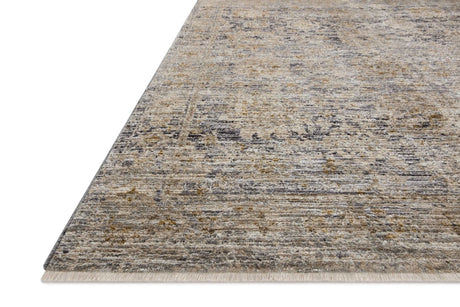 Jean Stoffer x Loloi Katherine Kes-02 Charcoal/Gold Rug.