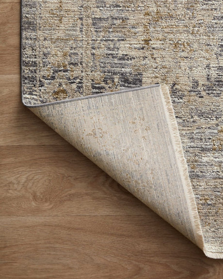 Jean Stoffer x Loloi Katherine Kes-02 Charcoal/Gold Rug.