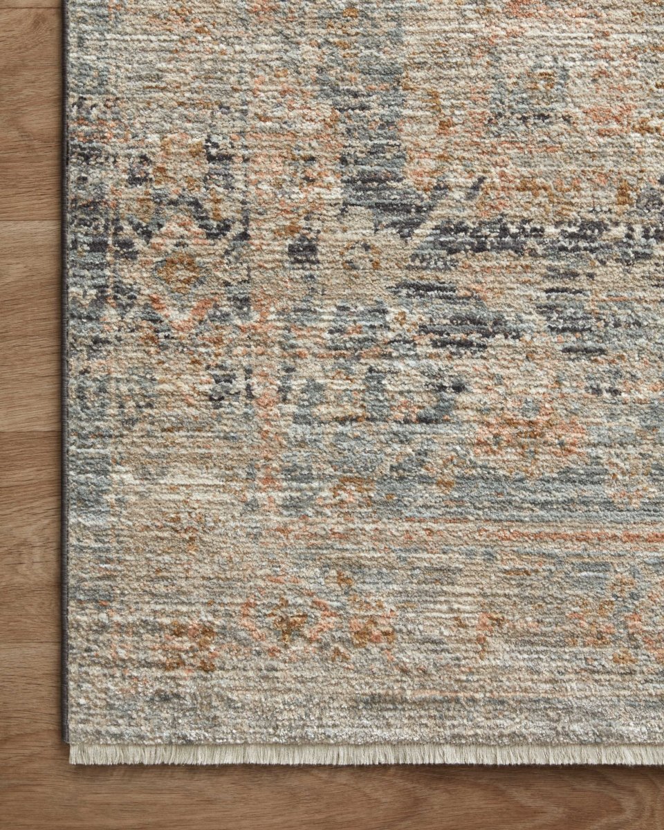 Jean Stoffer x Loloi Katherine Kes-02 Ocean/Coral Rug.