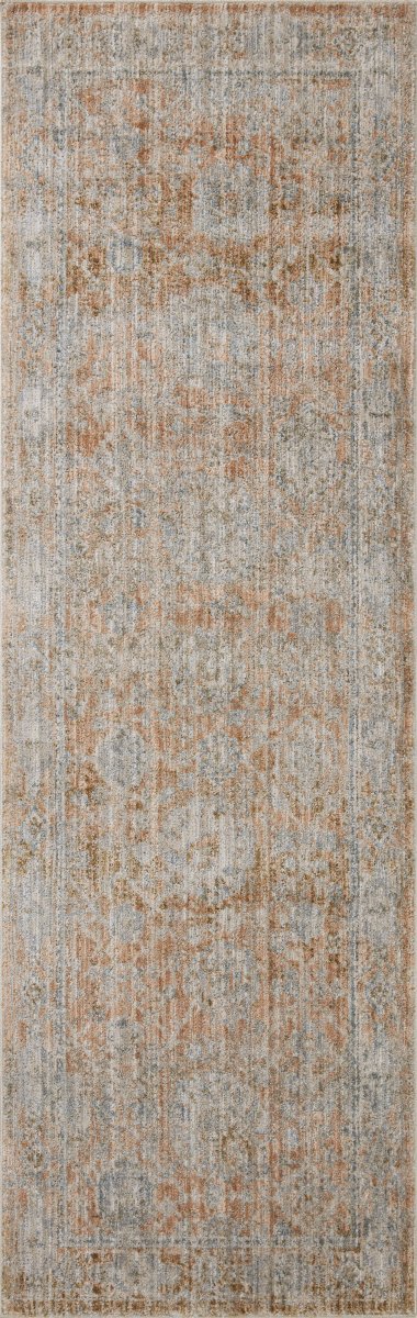 Jean Stoffer x Loloi Katherine Kes-02 Terracotta/Smoke Rug.
