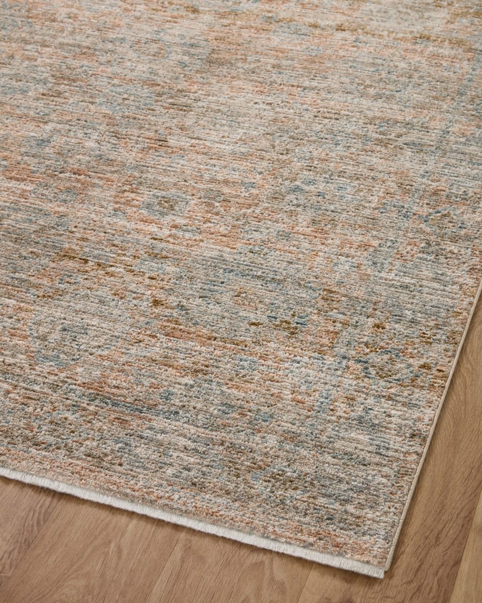 Jean Stoffer x Loloi Katherine Kes-02 Terracotta/Smoke Rug.