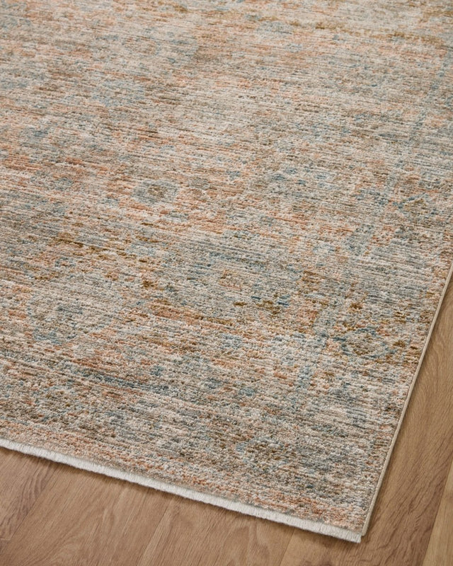 Jean Stoffer x Loloi Katherine Kes-02 Terracotta/Smoke Rug.