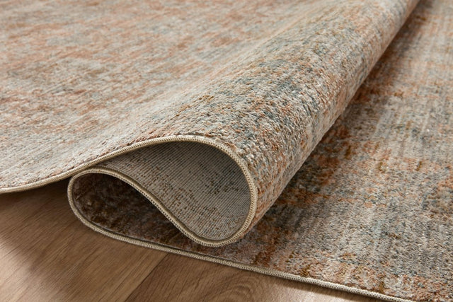 Jean Stoffer x Loloi Katherine Kes-02 Terracotta/Smoke Rug.