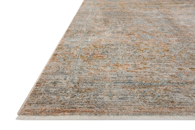 Jean Stoffer x Loloi Katherine Kes-02 Terracotta/Smoke Rug.