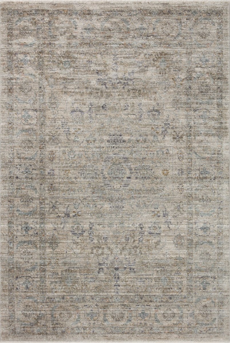 Jean Stoffer x Loloi Katherine Kes-03 Beige/Mist Rug.