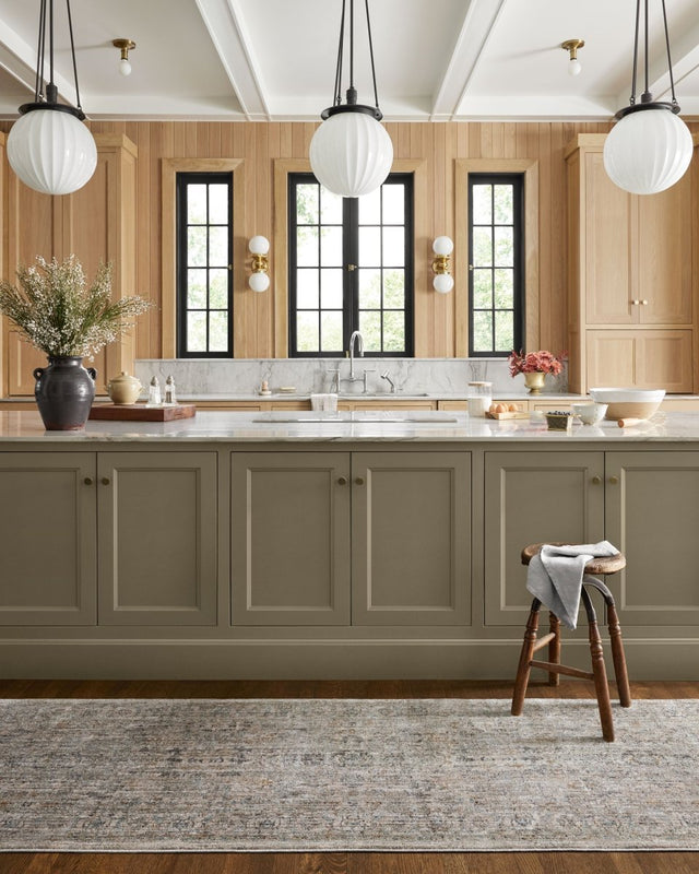 Jean Stoffer x Loloi Katherine Kes-03 Beige/Mist Rug.