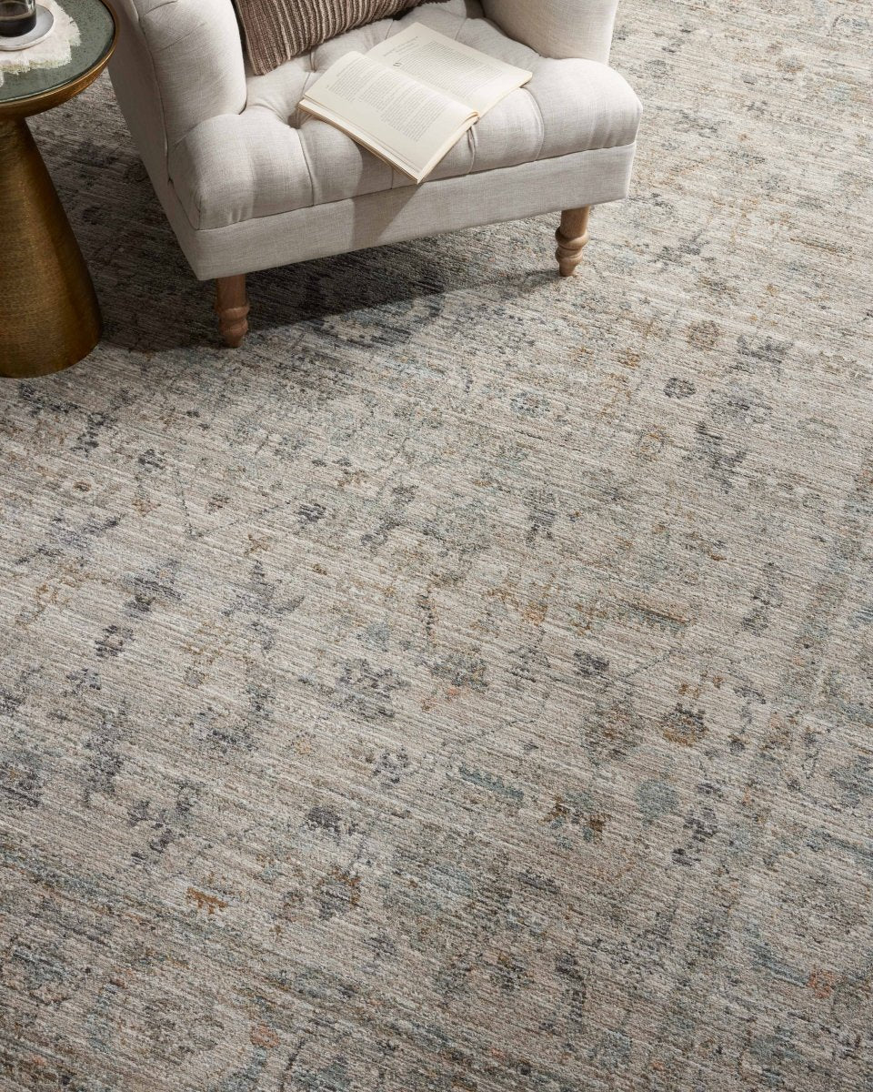 Jean Stoffer x Loloi Katherine Kes-03 Beige/Mist Rug.