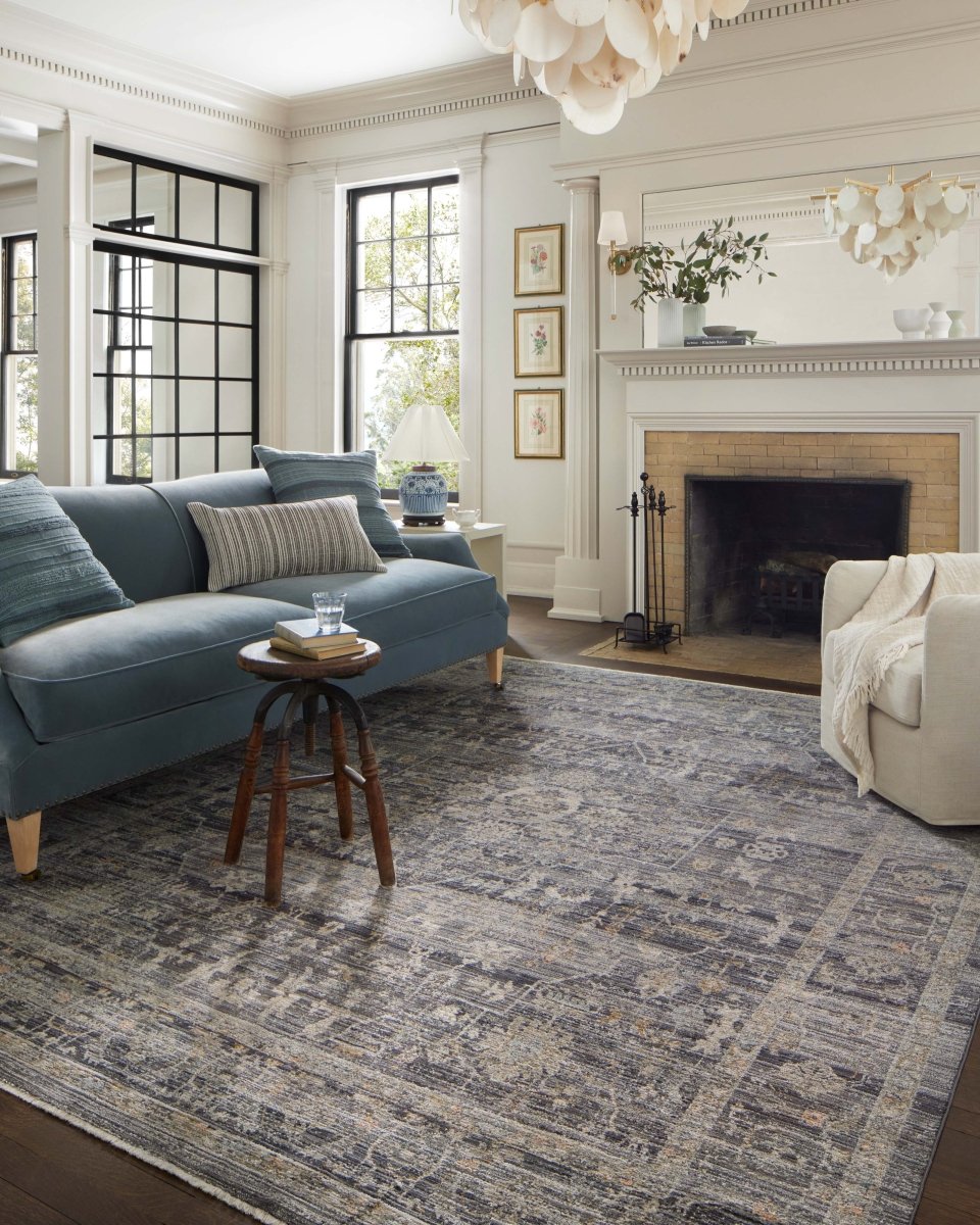 Jean Stoffer x Loloi Katherine Kes-03 Midnight /Tobacco Rug.