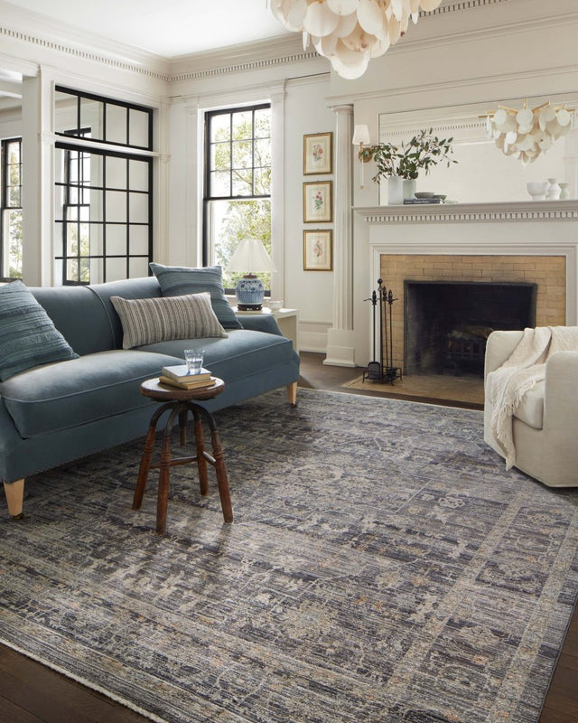 Jean Stoffer x Loloi Katherine Kes-03 Midnight /Tobacco Rug.