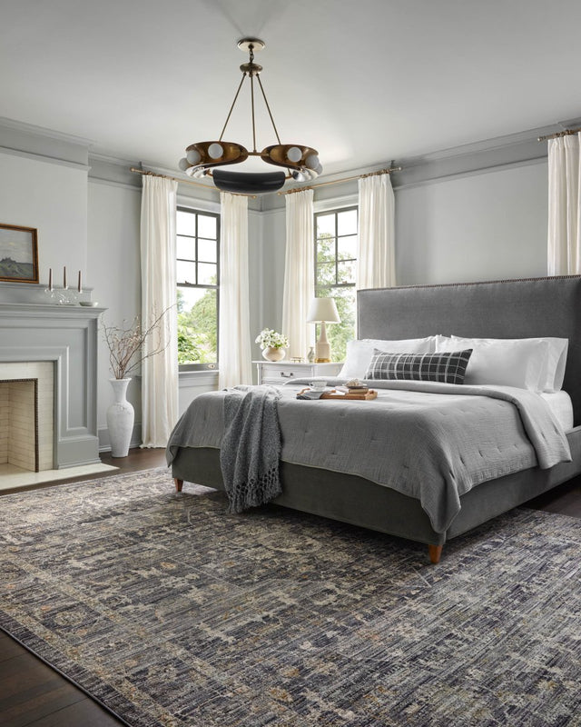 Jean Stoffer x Loloi Katherine Kes-03 Midnight /Tobacco Rug.