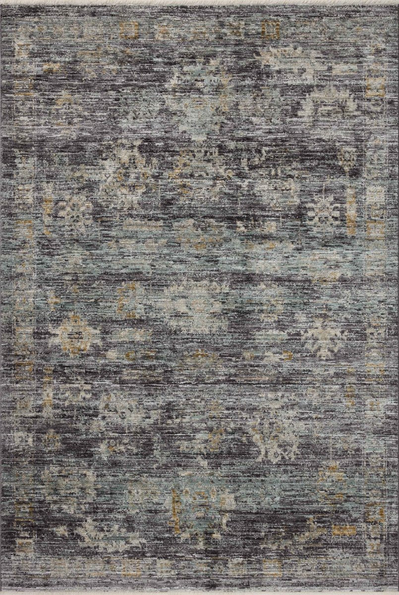 Jean Stoffer x Loloi Katherine Kes-04 Ink/Jade Rug.