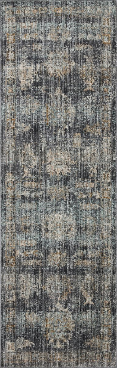 Jean Stoffer x Loloi Katherine Kes-04 Ink/Jade Rug.