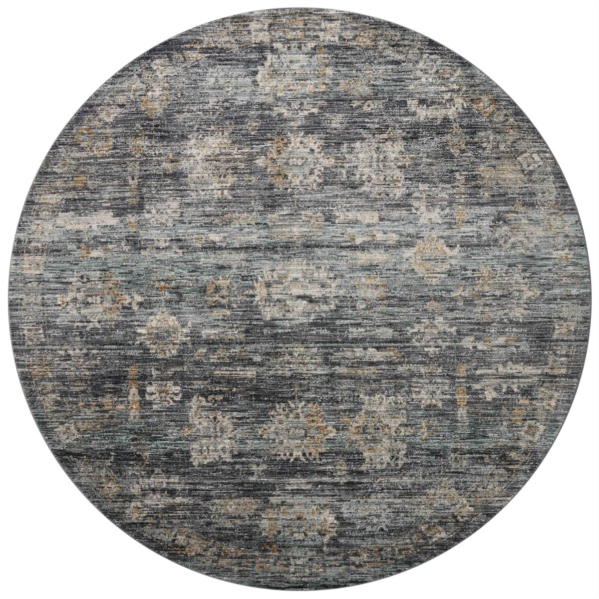 Jean Stoffer x Loloi Katherine Kes-04 Ink/Jade Rug.